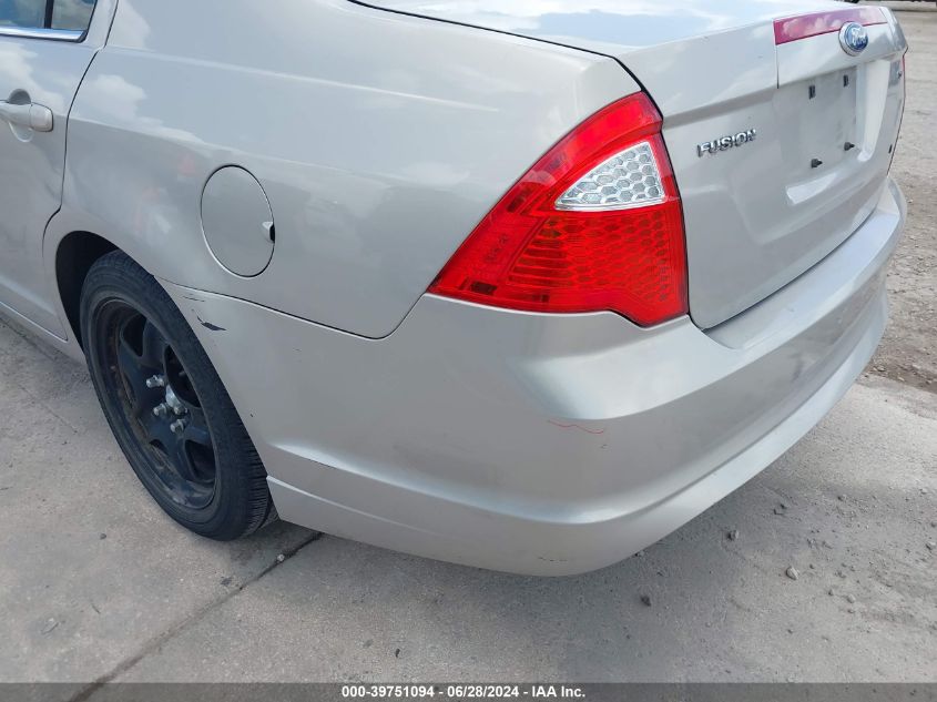 2010 Ford Fusion Se VIN: 3FAHP0HA4AR388224 Lot: 39751094