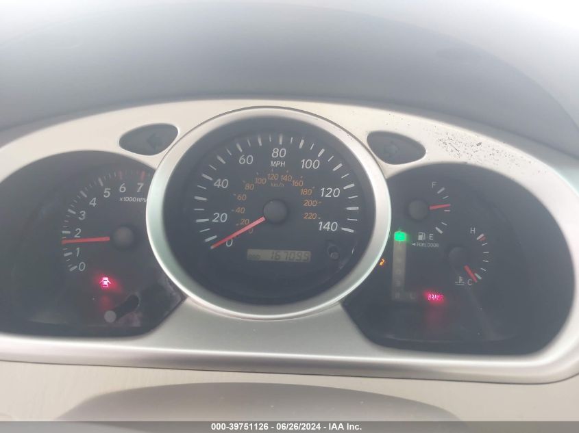 2005 Toyota Highlander V6 VIN: JTEEP21A450076781 Lot: 39751126