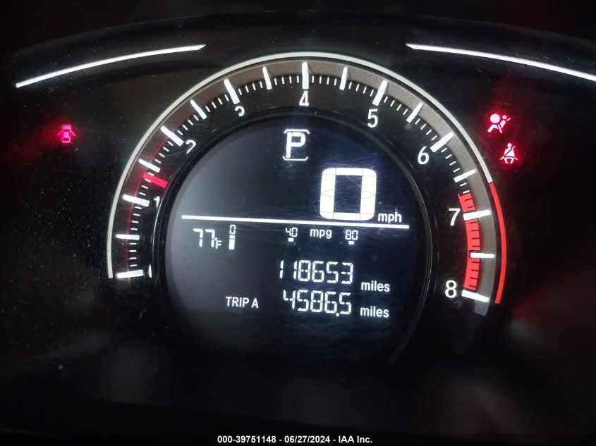 2018 Honda Civic Lx VIN: 2HGFC2F52JH535717 Lot: 39751148