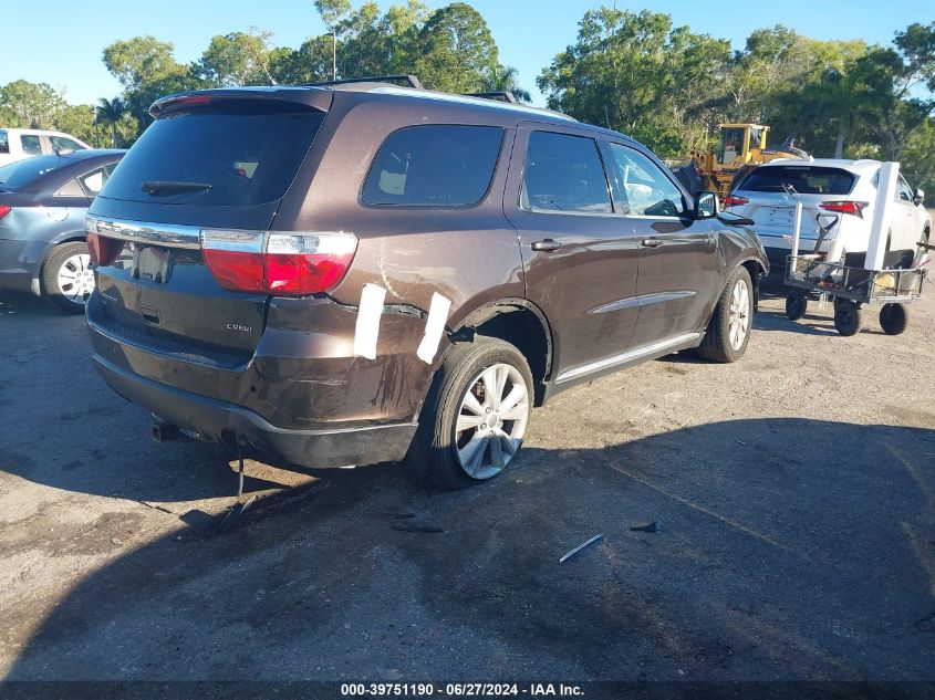 2012 Dodge Durango Crew VIN: 1C4RDJDG7CC197938 Lot: 39751190