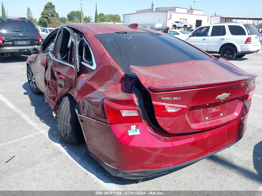2018 Chevrolet Malibu Lt VIN: 1G1ZD5ST4JF117281 Lot: 39751194