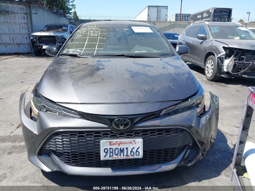 2021 TOYOTA COROLLA SE - JTNB4MBE7M3111433