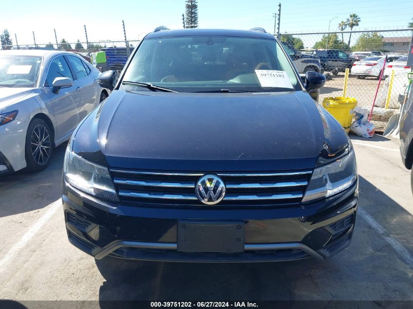 2018 Volkswagen Tiguan 2.0T Se/2.0T Sel VIN: 3VV2B7AX5JM193110 Lot: 39751202