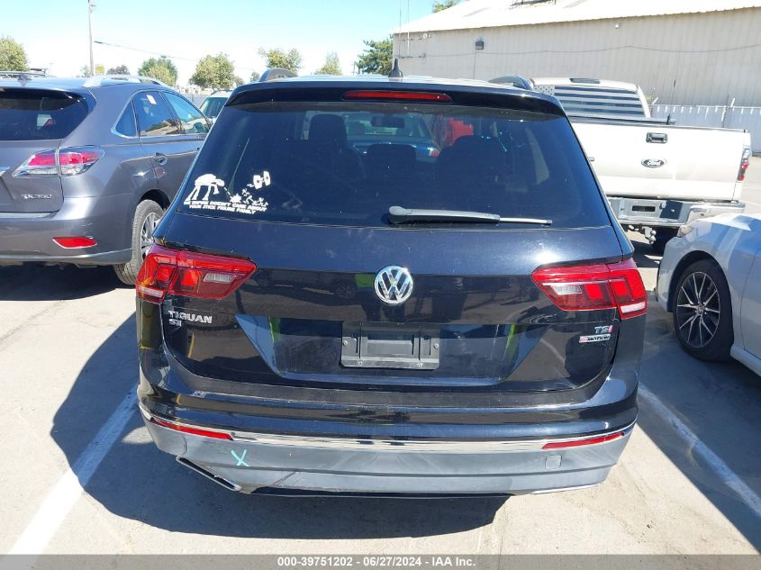 2018 Volkswagen Tiguan 2.0T Se/2.0T Sel VIN: 3VV2B7AX5JM193110 Lot: 39751202