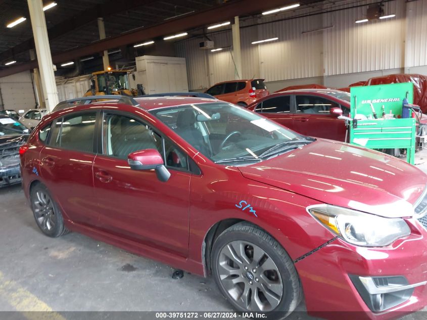 2015 Subaru Impreza Sport VIN: JF1GPAT65F8313190 Lot: 39751272