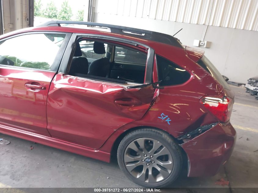 2015 Subaru Impreza Sport VIN: JF1GPAT65F8313190 Lot: 39751272