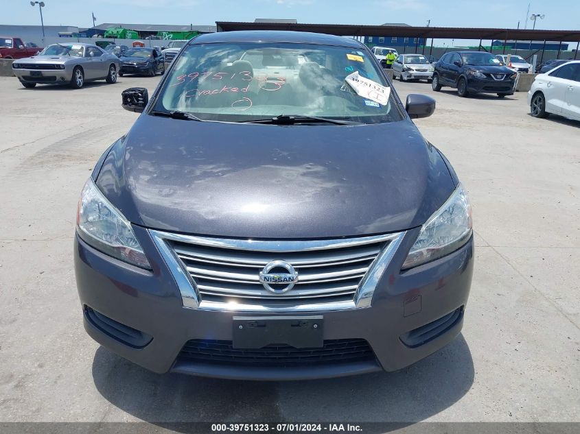 2014 Nissan Sentra S VIN: 3N1AB7AP1EL641089 Lot: 39751323