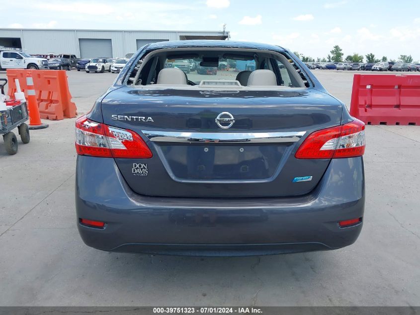 2014 Nissan Sentra S VIN: 3N1AB7AP1EL641089 Lot: 39751323