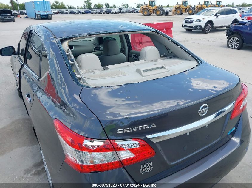 2014 Nissan Sentra S VIN: 3N1AB7AP1EL641089 Lot: 39751323