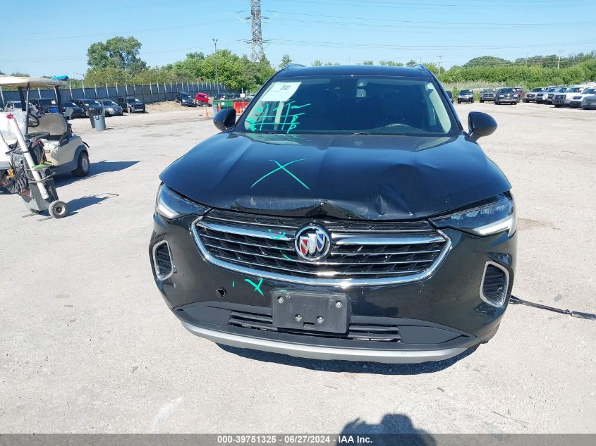 2021 Buick Envision Fwd Preferred VIN: LRBAZLR49MD100371 Lot: 39751325