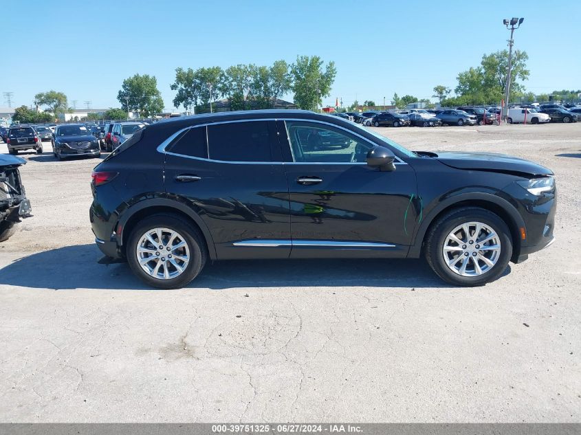 2021 Buick Envision Fwd Preferred VIN: LRBAZLR49MD100371 Lot: 39751325