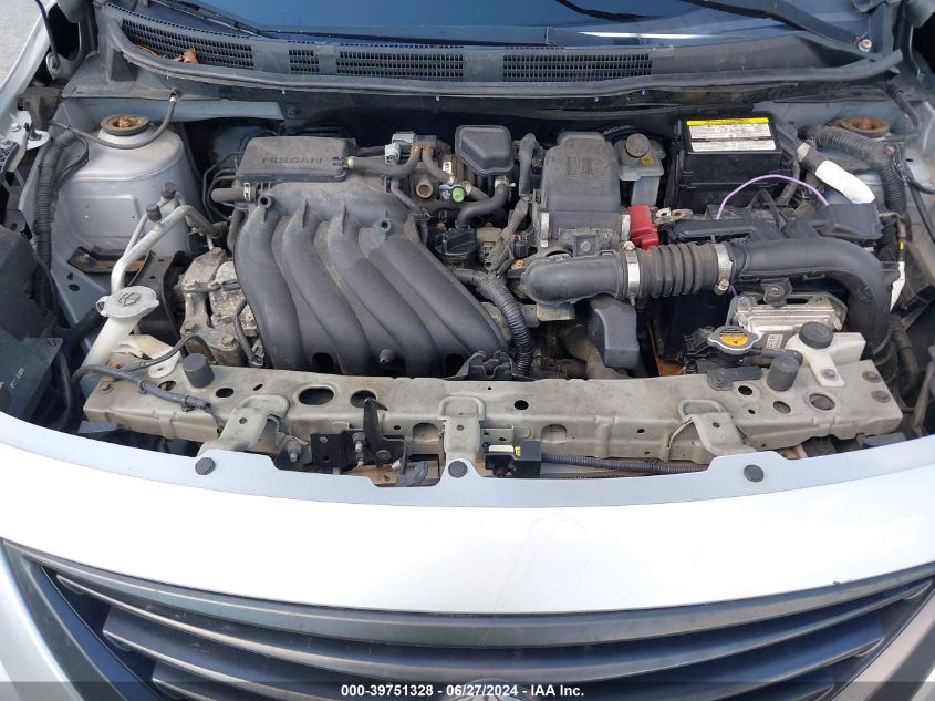 2013 Nissan Versa 1.6 S+ VIN: 3N1CN7AP4DL891215 Lot: 39751328