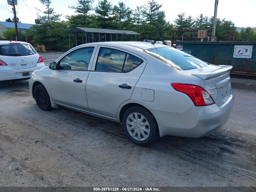 3N1CN7AP4DL891215 | 2013 NISSAN VERSA