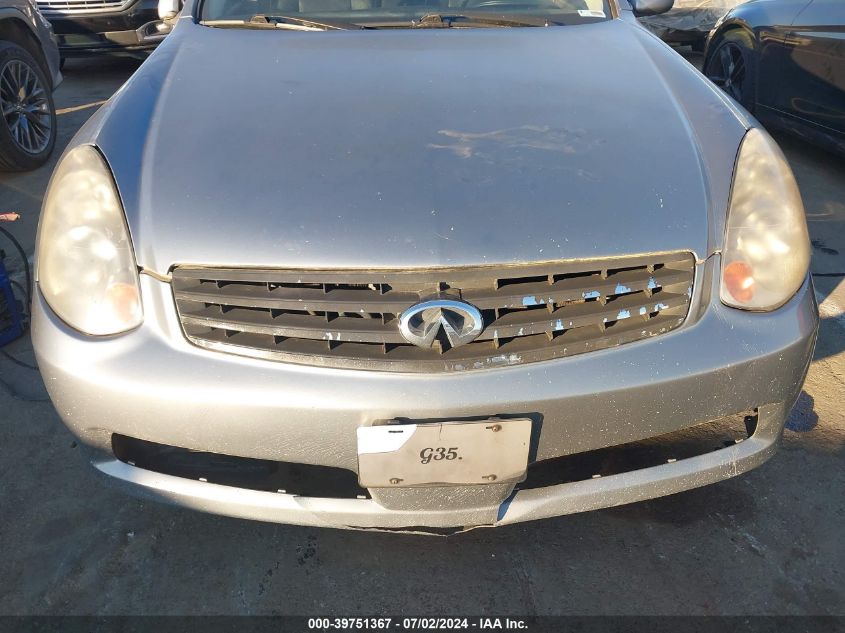 2005 Infiniti G35 VIN: JNKCV51E55M207746 Lot: 39751367