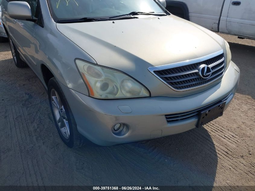 2007 Lexus Rx 400H VIN: JTJHW31U072029367 Lot: 39751368