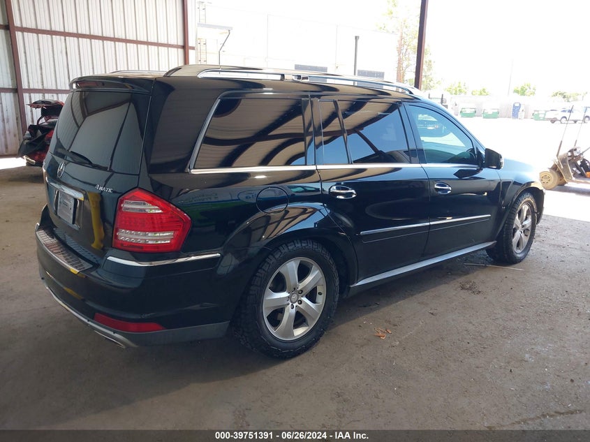 2011 Mercedes-Benz Gl 450 4Matic VIN: 4JGBF7BEXBA689594 Lot: 39751391