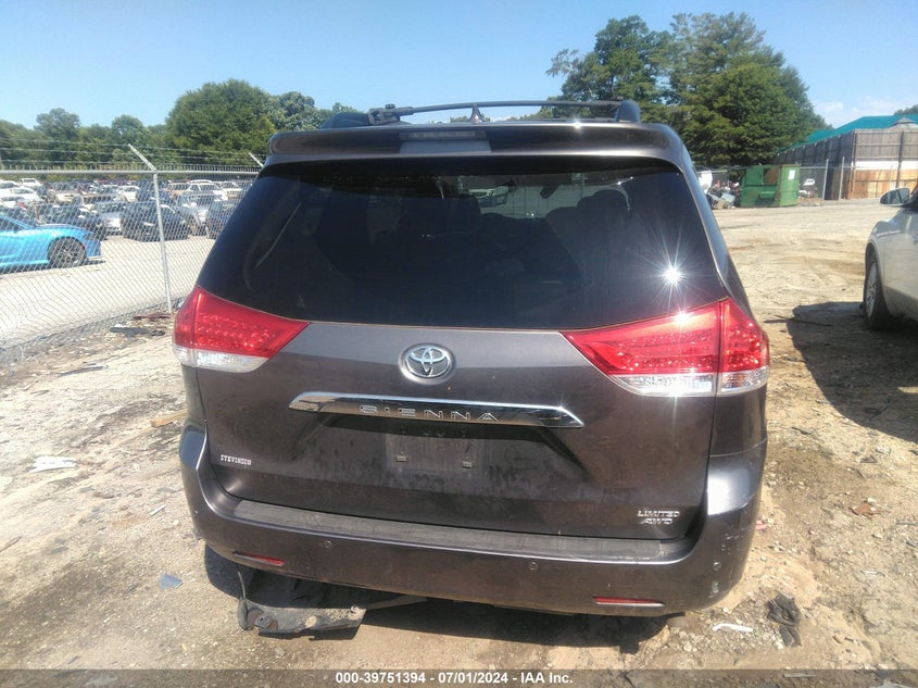 2013 Toyota Sienna Limited 7 Passenger VIN: 5TDDK3DC8DS069488 Lot: 39751394