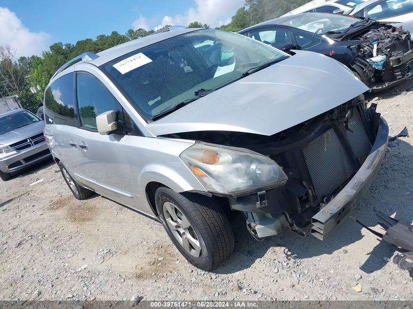 2007 Nissan Quest 3.5 S VIN: 5N1BV28UX7N121415 Lot: 39751471