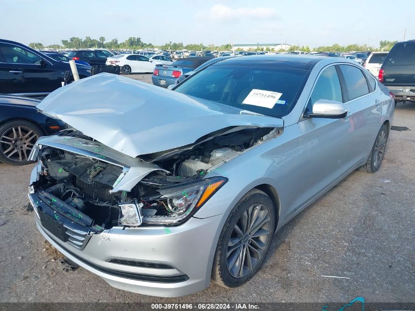 2015 Hyundai Genesis 3.8L VIN: KMHGN4JE2FU020586 Lot: 39751496