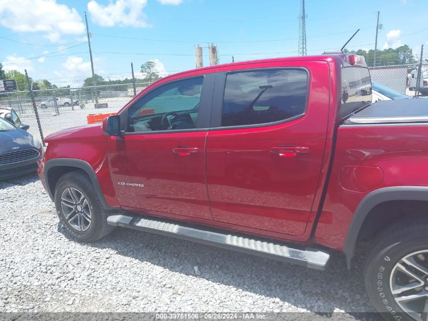 2021 Chevrolet Colorado 2Wd Short Box Wt VIN: 1GCGSBEA4M1158444 Lot: 39751506