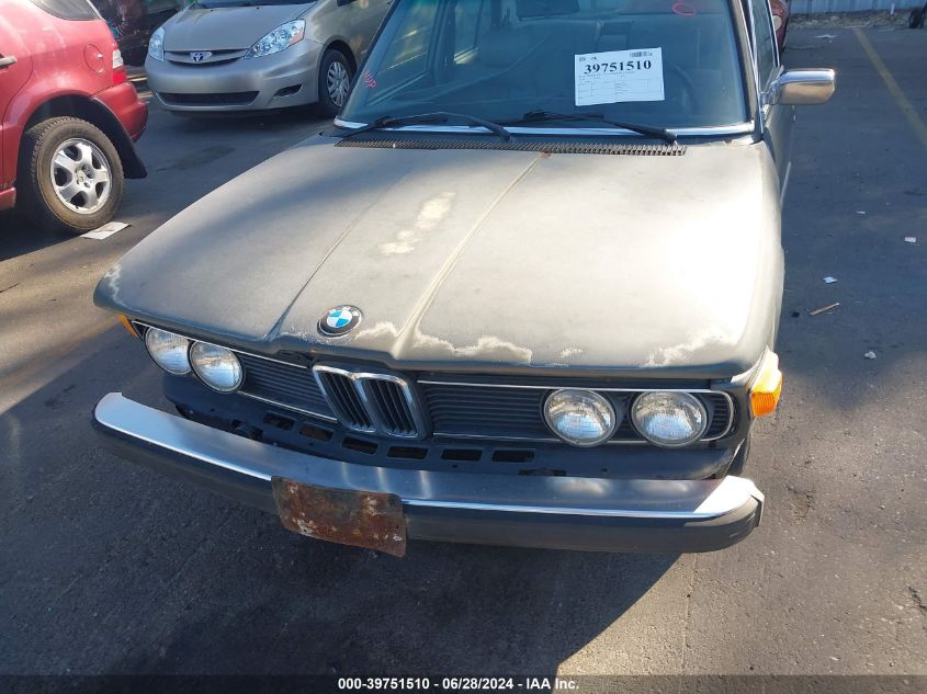 1979 BMW 528 VIN: 5330842 Lot: 39751510