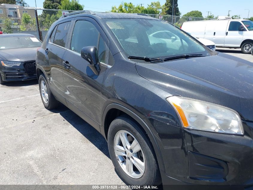 2015 Chevrolet Trax Lt VIN: KL7CJLSB1FB125528 Lot: 39751528