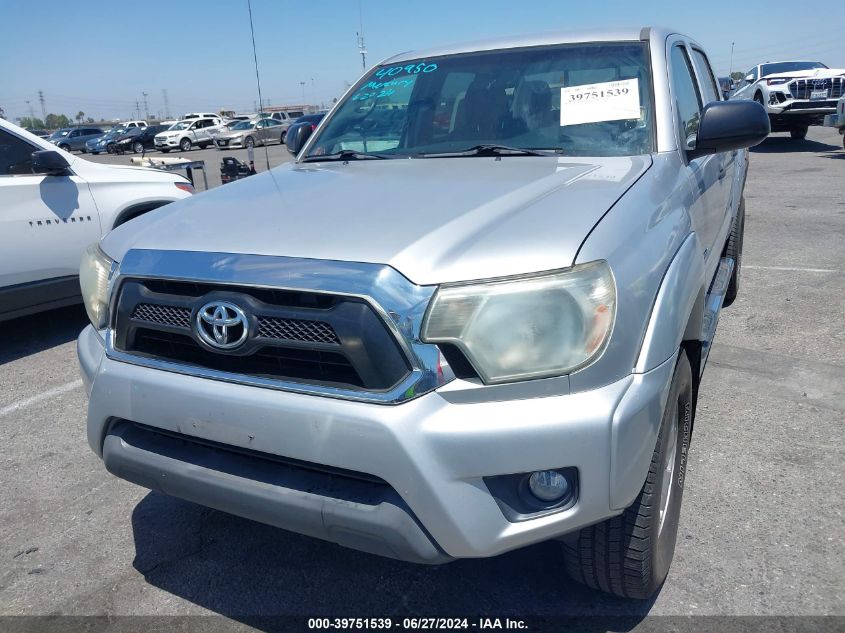 2013 Toyota Tacoma Prerunner V6 VIN: 3TMJU4GN0DM150419 Lot: 39751539