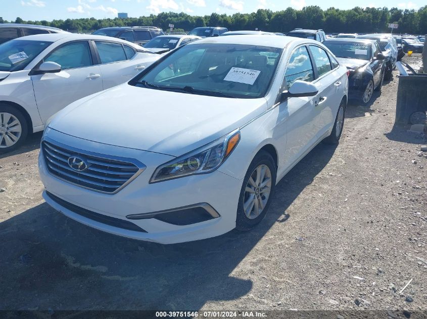 2017 Hyundai Sonata VIN: 5NPE24AF7HH583126 Lot: 39751546