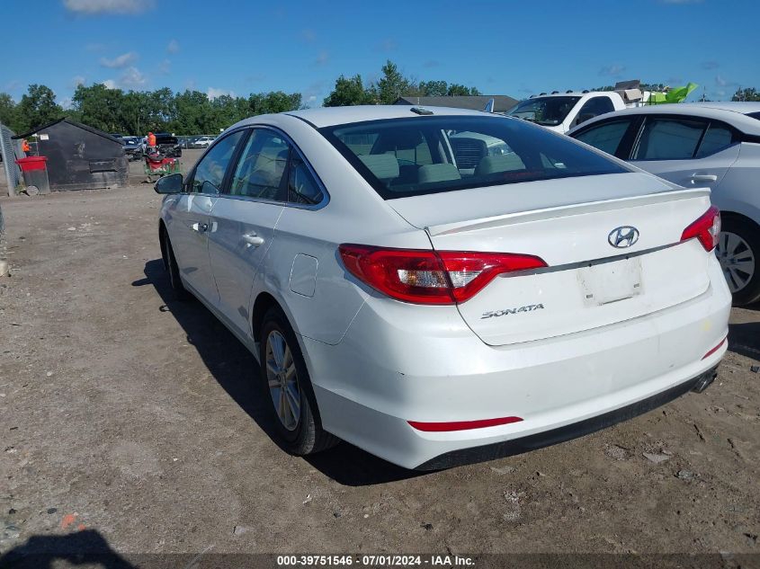 2017 Hyundai Sonata VIN: 5NPE24AF7HH583126 Lot: 39751546