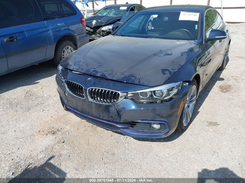 2019 BMW 430I Gran Coupe xDrive VIN: WBA4J3C58KBL09534 Lot: 39751548