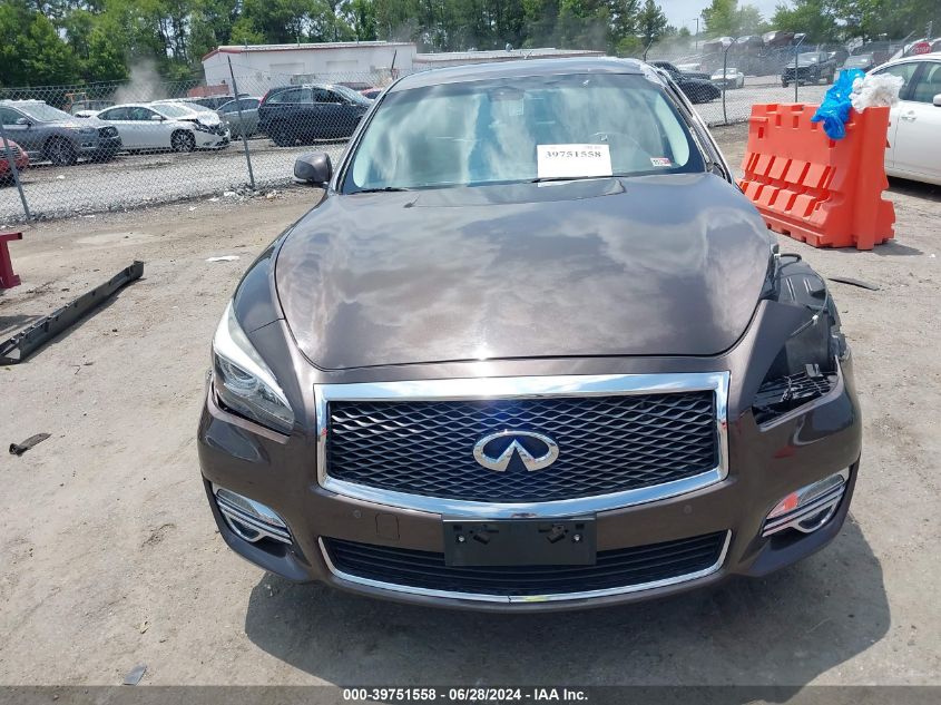 2015 Infiniti Q70L 3.7X VIN: JN1BY1PR6FM831129 Lot: 39751558