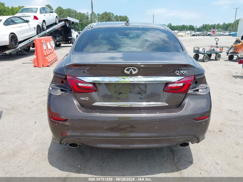 2015 Infiniti Q70L 3.7X VIN: JN1BY1PR6FM831129 Lot: 39751558