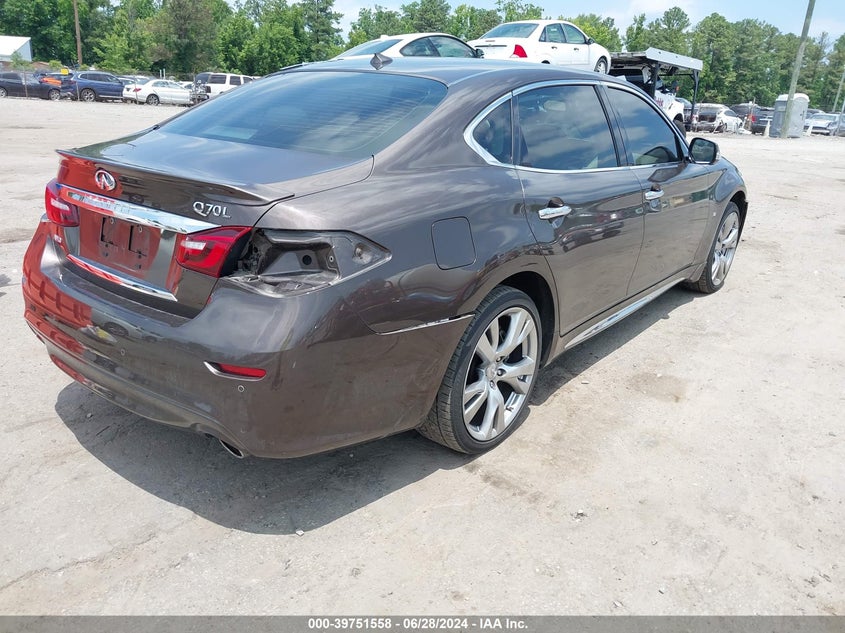 2015 Infiniti Q70L 3.7X VIN: JN1BY1PR6FM831129 Lot: 39751558