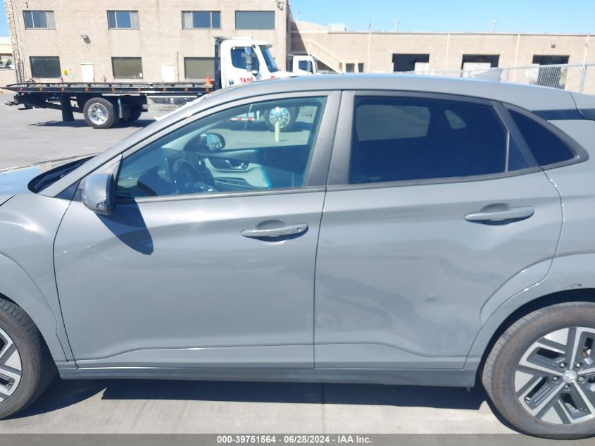 2022 Hyundai Kona Electric Sel VIN: KM8K33AG8NU138216 Lot: 39751564