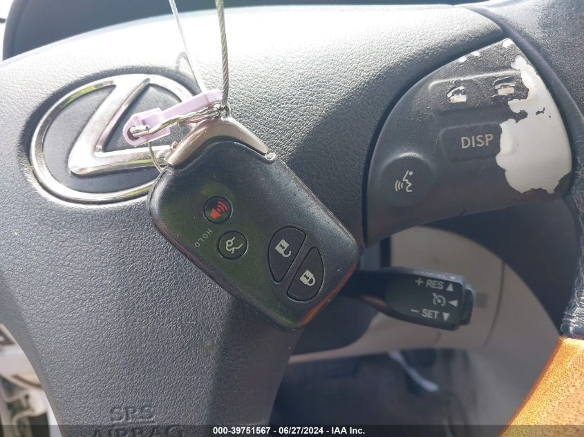 2008 Lexus Es 350 VIN: JTHBJ46G782199855 Lot: 39751567