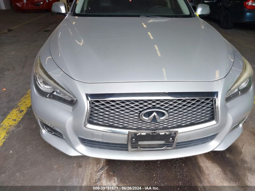 2014 Infiniti Q50 Hybrid Premium VIN: JN1AV7AR2EM702738 Lot: 39751571