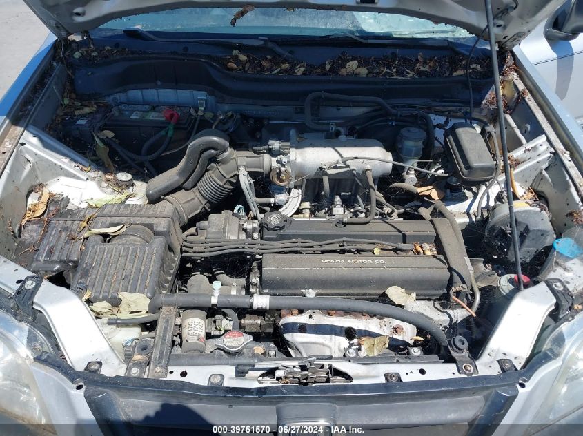 1998 Honda Cr-V Lx VIN: JHLRD1843WC059322 Lot: 39751570