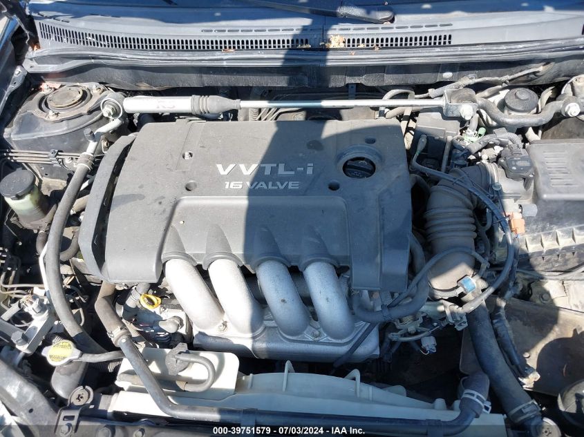 2005 Toyota Corolla Xrs VIN: 2T1BY32EX5C380764 Lot: 39751579