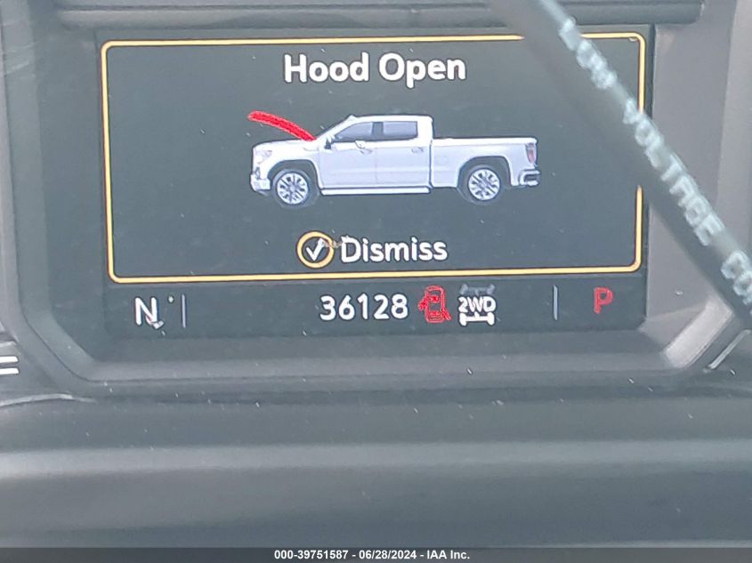 2022 GMC Sierra VIN: 1GTR9CED9Z224297 Lot: 39751587