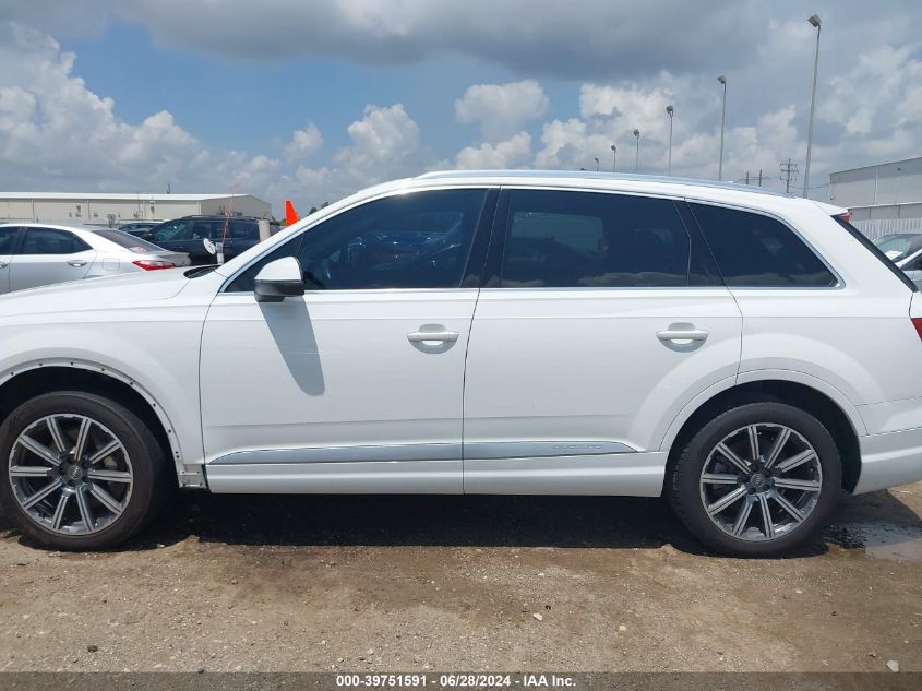 2017 Audi Q7 3.0T Premium VIN: WA1LAAF73HD016227 Lot: 39751591