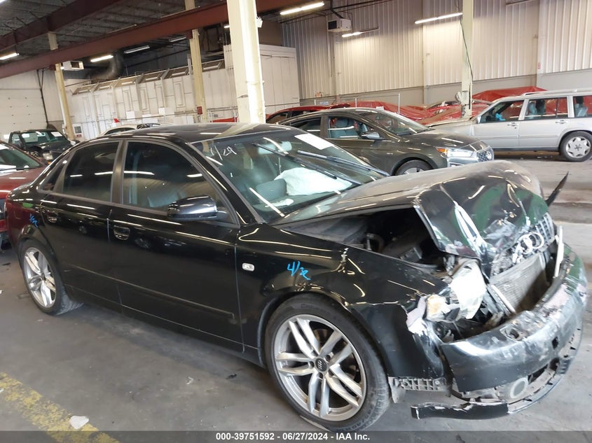 2004 Audi A4 1.8T Quattro VIN: WAULC68E54A250807 Lot: 39751592