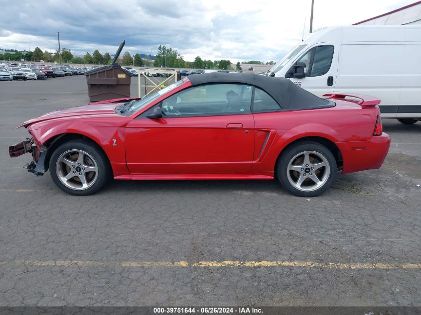 2001 Ford Mustang Cobra VIN: 1FAFP46V81F251093 Lot: 39751644