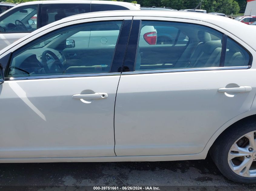 2012 Ford Fusion Se VIN: 3FAHP0HA6CR117409 Lot: 39751661