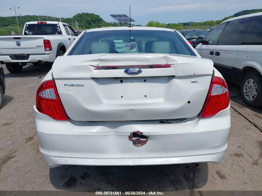 2012 Ford Fusion Se VIN: 3FAHP0HA6CR117409 Lot: 39751661