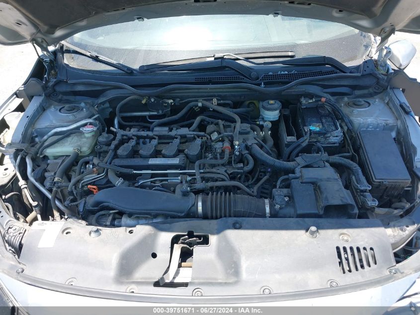 2019 Honda Civic Ex VIN: JHMFC1F38KX009689 Lot: 39751671