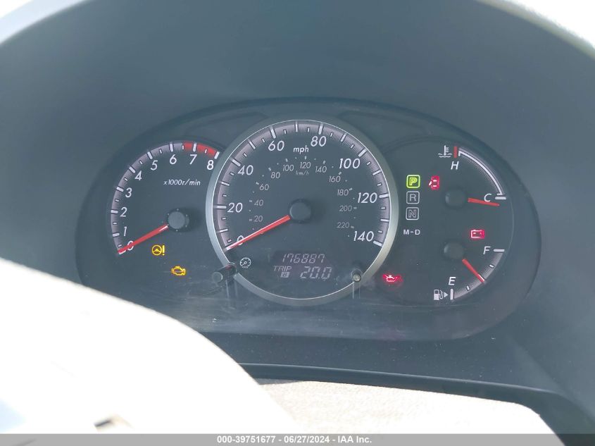 2008 Mazda Mazda5 Sport VIN: JM1CR293480304245 Lot: 39751677