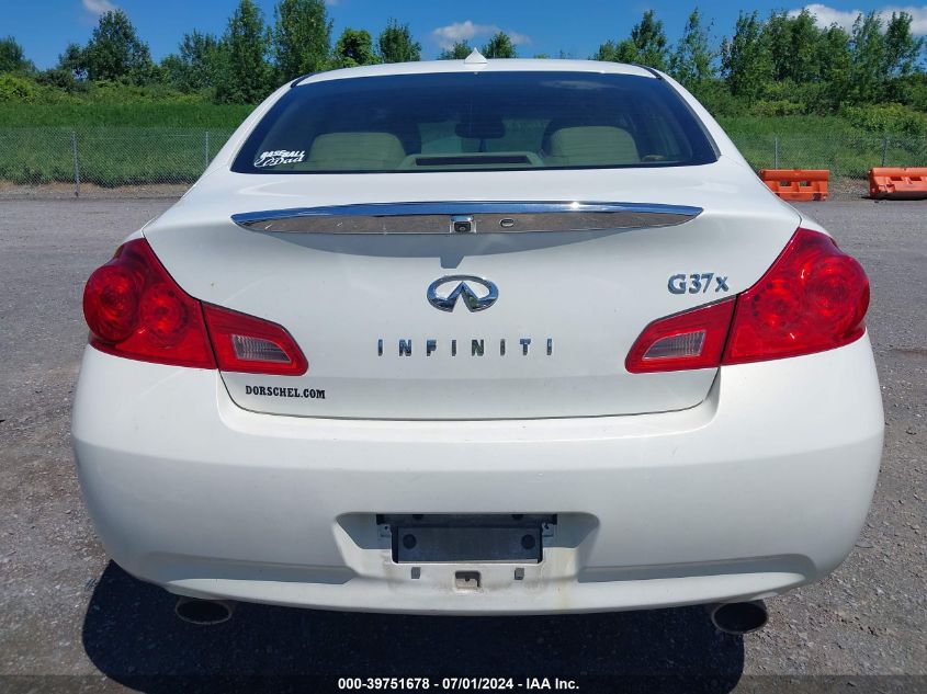 2009 Infiniti G37X VIN: JNKCV61F89M364840 Lot: 39751678