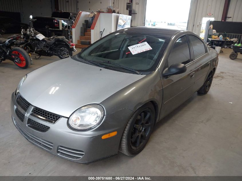 2005 Dodge Neon Sxt VIN: 1B3ES56C55D220198 Lot: 39751680