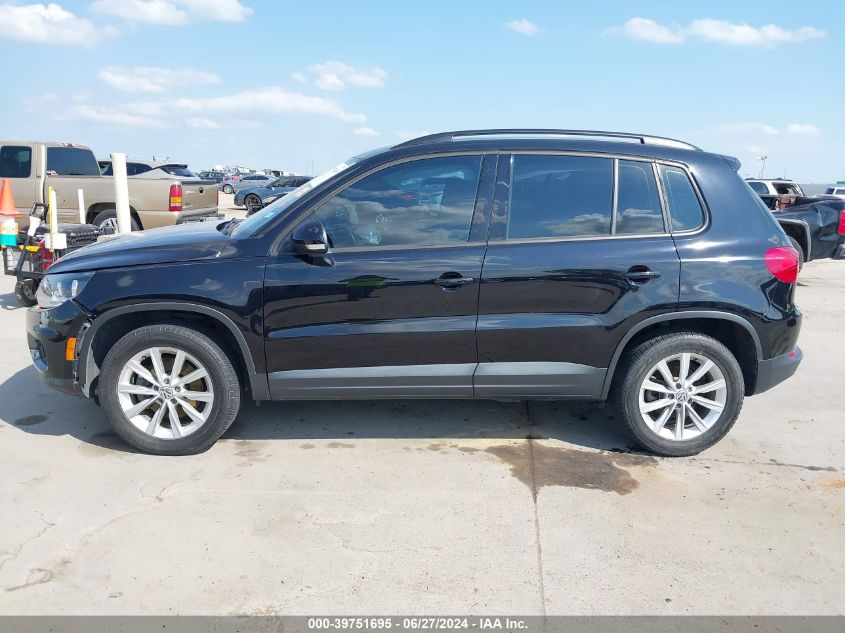 2017 Volkswagen Tiguan 2.0T/2.0T S VIN: WVGAV7AX6HK045787 Lot: 39751695