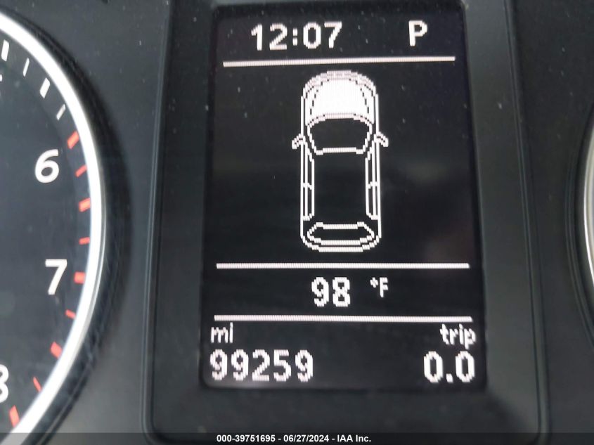 2017 Volkswagen Tiguan 2.0T/2.0T S VIN: WVGAV7AX6HK045787 Lot: 39751695